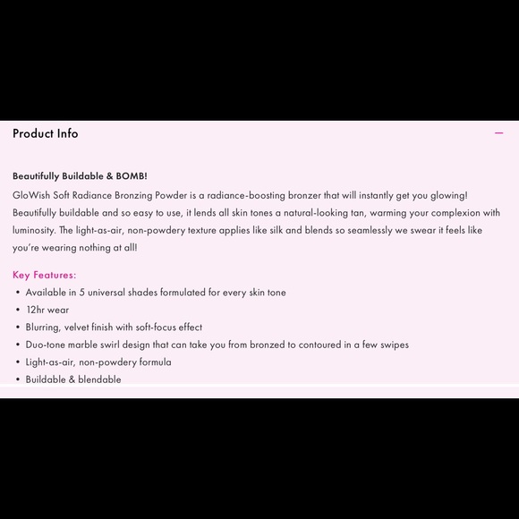 GLOWISH BY HUDA BEAUTY SOFT RADIANCE BRONZING POWDER COLOR 02 MEDIUM - Picture 6 of 10